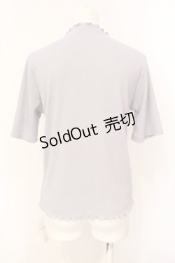 画像2: axes femme / カットワークプチハイトップス  グレー O-25-07-15-093-AX-TO-IG-OS