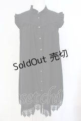 axes femme / 裾レースノースリチュニック F クロ O-25-07-15-094-AX-TO-IG-OS