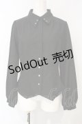 axes femme / チェーン付コルセット風ブラウス【チェーン欠品】  クロ O-25-07-15-096-AX-BL-IG-OS