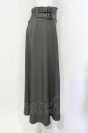 画像2: axes femme / ハイウエストロングスカート  グリーン O-25-07-15-097-AX-SK-IG-ZT460 (2)