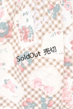 画像3: BABY,THE STARS SHINE BRIGHT / ストロベリーレターズシャーリングプリンセスジャンパースカート  ブラウン O-25-07-15-010-BA-OP-OW-OS