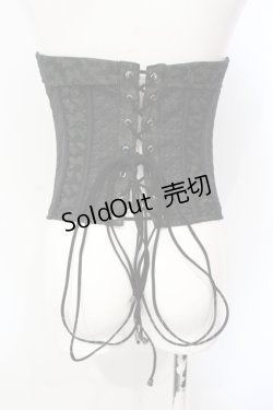 画像3: Qutie Frash / オーバーバストコルセット  ブラック×グリーン O-25-07-15-102-QU-TO-IG-OS