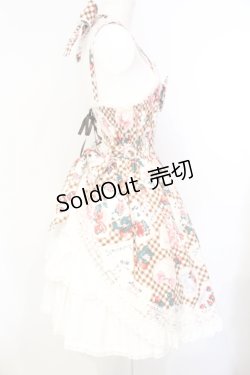 画像4: BABY,THE STARS SHINE BRIGHT / ストロベリーレターズシャーリングプリンセスジャンパースカート  ブラウン O-25-07-15-010-BA-OP-OW-OS