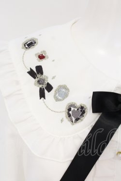 画像2: Amavel / Coffret A Bijouブラウス  シロ O-25-07-15-106-CA-BL-IG-OS