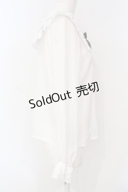 画像3: Amavel / Coffret A Bijouブラウス  シロ O-25-07-15-106-CA-BL-IG-OS