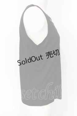 画像2: Qutie Frash / クロスタンク  ブラック×ゴールド O-25-07-15-111-QU-TO-IG-OS