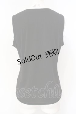 画像3: Qutie Frash / クロスタンク  ブラック×ゴールド O-25-07-15-111-QU-TO-IG-OS
