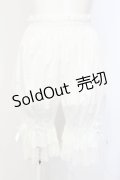 metamorphose / 二段レースドロワーズ  シロ O-25-07-15-003-ME-PA-OW-OS