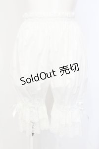 metamorphose / 二段レースドロワーズ  シロ O-25-07-15-003-ME-PA-OW-OS