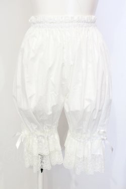 画像1: metamorphose / 二段レースドロワーズ  シロ O-25-07-15-003-ME-PA-OW-OS