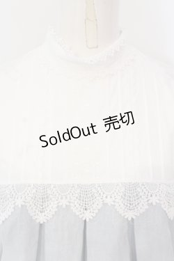 画像2: SERAPHIM / リネンのテレーズワンピース ショート丈 ブルー O-25-07-15-018-LO-OP-IG-OS