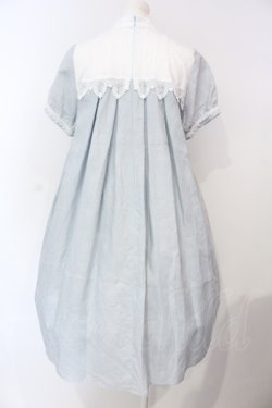 画像4: SERAPHIM / リネンのテレーズワンピース ショート丈 ブルー O-25-07-15-018-LO-OP-IG-OS