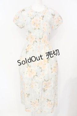 画像1: PINK HOUSE / ローズタックワンピース  サックス O-25-07-15-024-LO-OP-IG-OS