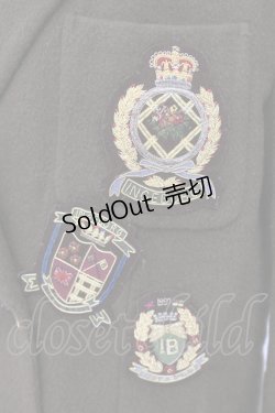 画像2: INGEBORG / エンブレムモヘア混ジャケット  ブラウン O-25-07-17-038-LO-CO-IG-ZT-C058