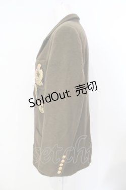 画像3: INGEBORG / エンブレムモヘア混ジャケット  ブラウン O-25-07-17-038-LO-CO-IG-ZT-C058