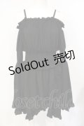 Qutie Frash / オフショルチュニック  ブラック O-25-07-17-046-QU-TO-YM-OS