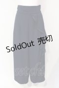 an another angelus / レース使いサイドラッフルパンツ  ネイビー O-25-07-17-053-CA-PA-IG-ZT105