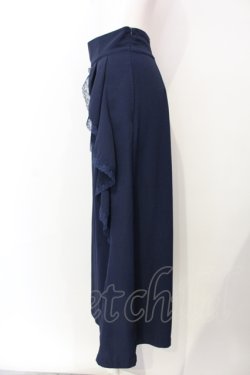 画像2: an another angelus / レース使いサイドラッフルパンツ  ネイビー O-25-07-17-053-CA-PA-IG-OS