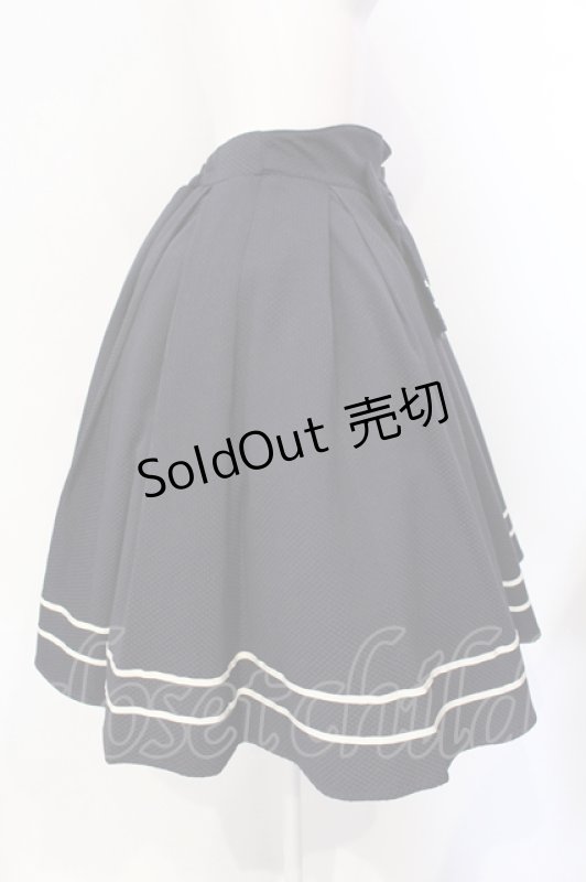 画像3: Innocent World / 裾ラインタックフレアースカート M ネイビー O-25-07-17-059-IW-SK-OW-OS (3)