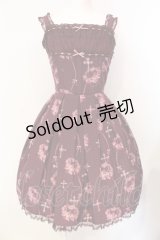 Innocent World / 薔薇と十字架のレースジャンパースカート M（92ｃｍ丈） ワイン O-25-07-17-060-IW-OP-OW-OS