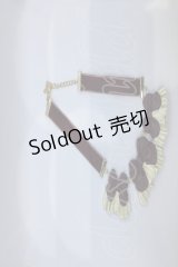 Boo!Do堂 / リボンフリルのチョーカー  ワイン O-25-07-17-1082-GO-AC-OW-ZT486-F003