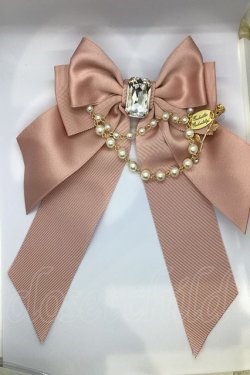 画像1: Enchantlic Enchantilly / 宝石箱パールリボンブローチ〜私の為の一輪の薔薇〜  ピンク O-25-07-17-1017-LO-AC-IG-OS
