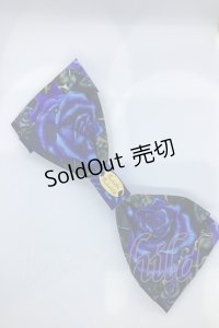 Enchantlic Enchantilly / 幻影薔薇城〜コウモリ公爵からの招待状〜リボンブローチ  青い薔薇 O-25-07-17-1020-LO-AC-IG-OS