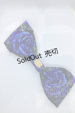 画像1: Enchantlic Enchantilly / 幻影薔薇城〜コウモリ公爵からの招待状〜リボンブローチ  青い薔薇 O-25-07-17-1020-LO-AC-IG-OS