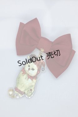 画像1: Enchantlic Enchantilly / キャットジョーカーリボンブローチ  アカ O-25-07-17-1027-LO-AC-IG-OS