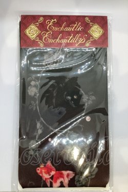 画像1: Enchantlic Enchantilly / 金魚の宝石箱オーバーニーソックス  クロ×アカ O-25-07-17-1003-LO-ZA-IG-OS