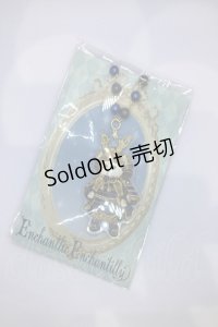 Enchantlic Enchantilly / 193 絢爛たる鎧を身に纏った双子の子猫物語  ネックレス  ブルー O-25-07-17-1035-LO-AC-IG-OS