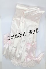 BABY,THE STARS SHINE BRIGHT / Princess Ribbonロンググローブ  ピンク O-25-07-17-1041-BA-ZA-IG-OS