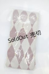 Angelic Pretty / クラウンロゴオーバーニー  シロ×アカ×ネイビー O-25-07-17-1045-AP-ZA-IG-ZT168-F001