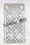 Enchantlic Enchantilly / チャーミーギンガムチェック柄オーバーニーソックス  クロ O-25-07-17-1005-LO-ZA-IG-OS