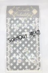 Enchantlic Enchantilly / チャーミーギンガムチェック柄オーバーニーソックス  クロ O-25-07-17-1005-LO-ZA-IG-OS