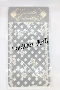 Enchantlic Enchantilly / チャーミーギンガムチェック柄オーバーニーソックス  クロ O-25-07-17-1005-LO-ZA-IG-OS