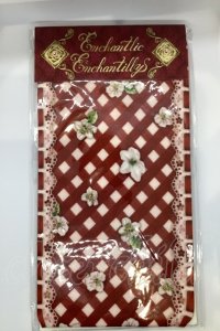 Enchantlic Enchantilly / チャーミーギンガムチェック柄オーバーニーソックス  アカ O-25-07-17-1006-LO-ZA-IG-OS