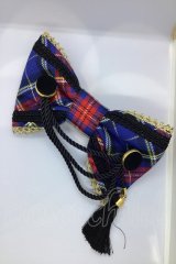 Angelic Pretty / Academyタータンバレッタ  ブルー O-25-07-17-1060-AP-AC-IG-ZT0803N