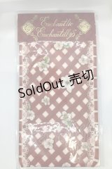 Enchantlic Enchantilly / チャーミーギンガムチェック柄オーバーニーソックス  アカ O-25-07-17-1007-LO-ZA-IG-OS
