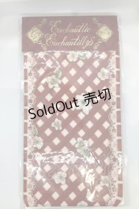 Enchantlic Enchantilly / チャーミーギンガムチェック柄オーバーニーソックス  アカ O-25-07-17-1007-LO-ZA-IG-OS