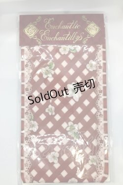 画像1: Enchantlic Enchantilly / チャーミーギンガムチェック柄オーバーニーソックス  アカ O-25-07-17-1007-LO-ZA-IG-OS
