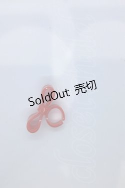 画像2: metamorphose / アクリルリボンリング  アカ O-25-07-17-1073-ME-AC-OW-OS