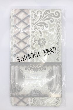 画像1: abilletage / corset over knee socks SIDE LACE-UP   アイボリー O-25-07-17-1077-GO-ZA-OW-OS