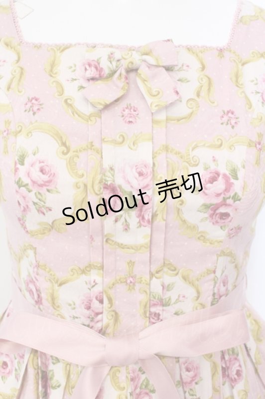 画像2: Victorian maiden / シフォンフリルジャンパースカート  ピンク O-25-07-17-062-CL-OP-OW-OS (2)