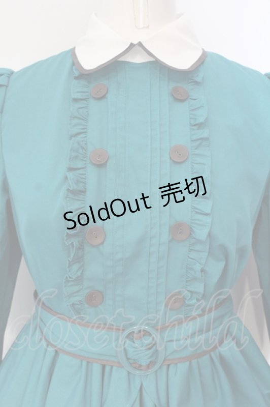 画像2: Victorian maiden / ミルドレッドフローレンスドレス  ピーコックグリーン O-25-07-17-063-CL-OP-OW-OS (2)