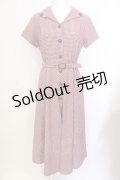 an another angelus / レトロチェックフィット&フレアーワンピース  ピンク O-25-07-17-071-CA-OP-IG-ZT161