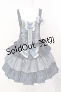 MAM MAXICIMAM / プレアリーローズ プレジール　マルシェ　デニム サロペット  ネイビー×マロンベージュ O-25-07-17-076-LO-OP-OW-OS