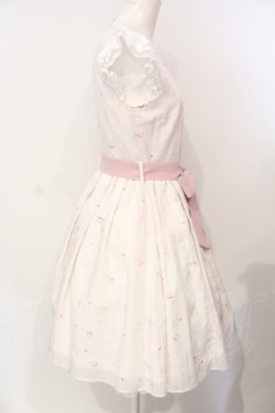 画像3: mille fille closet by LODISPOTTO / Ice Creamシュガーワンピース M シロ×ピンク O-25-07-17-081-LO-OP-OW-OS