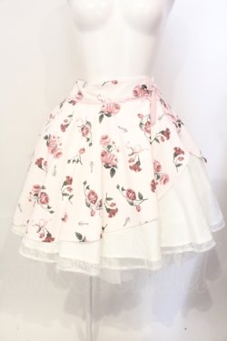 画像1: mellfy memory / Fragrance of Roseスカート S ピンク O-25-07-17-082-LO-SK-OW-OS