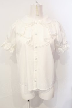 画像1: Honey Cinnamon / ラッフルフリルブラウス F シロ O-25-07-17-085-LO-BL-OW-OS